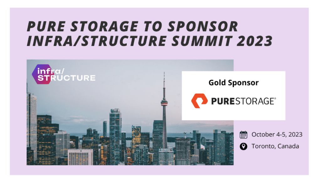Pure Storage to Sponsor infra:STRUCTURE Summit 2023