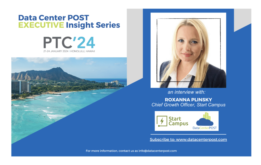 AI-Optimized Data Centers and Sustainable Growth: A Discussion with Roxanna Plinsky Ahead of PTC’24