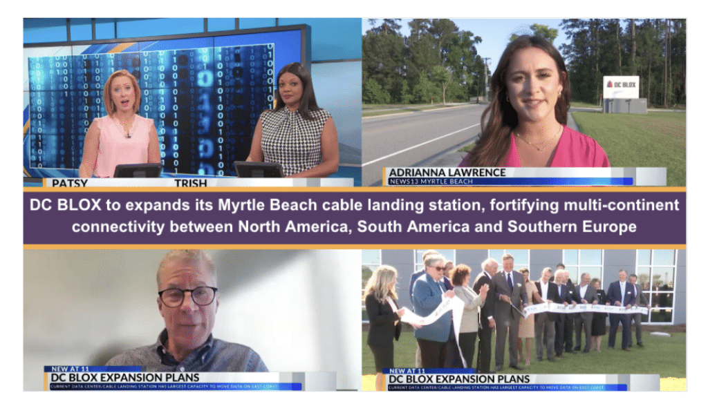 DC BLOX Expands Myrtle Beach Data Center and Cable Landing Station 1 DC BLOX Expands Myrtle Beach Data Center and Cable Landing Station