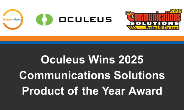 Oculeus Wins 2025 Communications Solutions Product of the Year Award