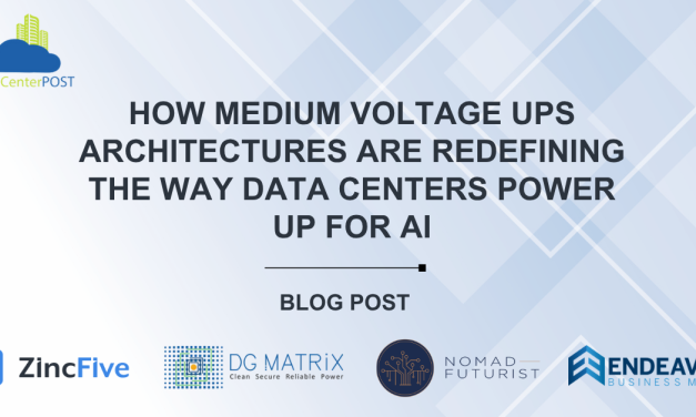 How Medium Voltage UPS Architectures are Redefining the Way Data Centers Power Up for AI