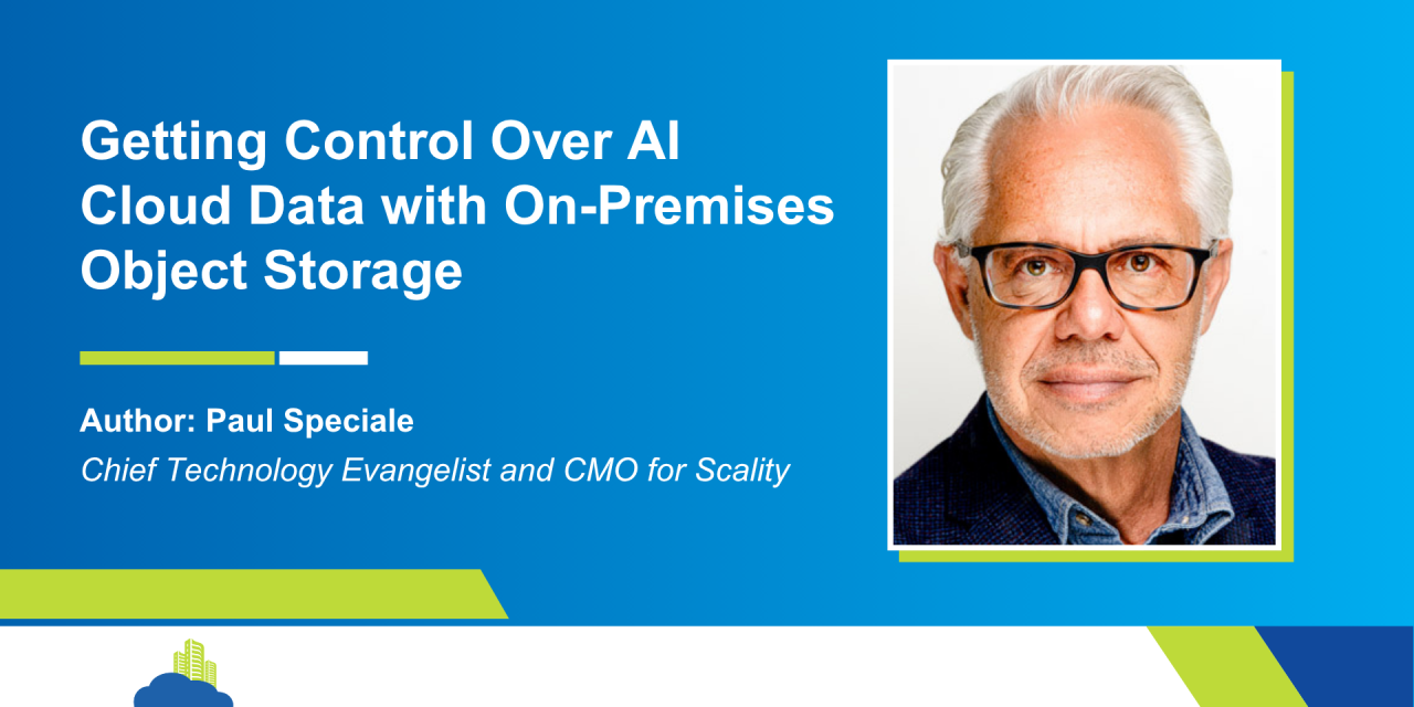 Getting Control Over AI Cloud Data with On-Premises Object Storage