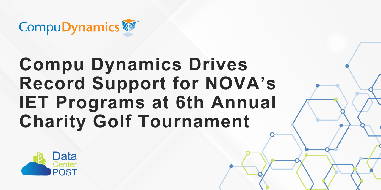 Compu Dynamics Drives Record Support for NOVA’s IET Programs at 6th Annual Charity Golf Tournament