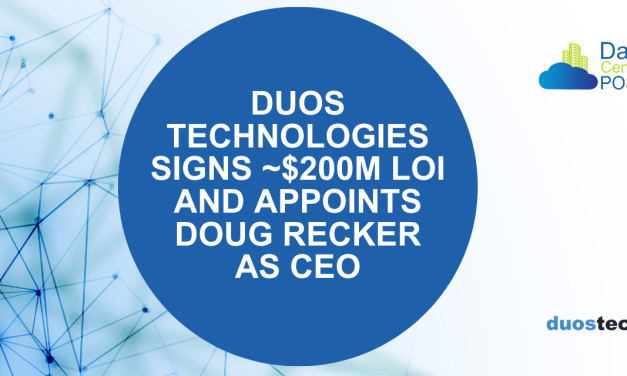 Duos Technologies Signs ~$200M LOI and Appoints Doug Recker as CEO