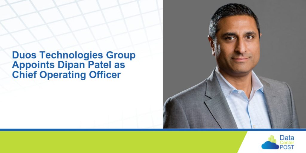 Duos Technologies Group, Inc. Names Dipan Patel Chief Operating Officer 1 Duos Technologies Group, Inc. Names Dipan Patel Chief Operating Officer